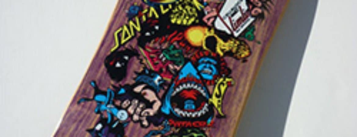 Skateboard aus der Ausstellung "Art on Board" im Stadtmuseum Deggendorf